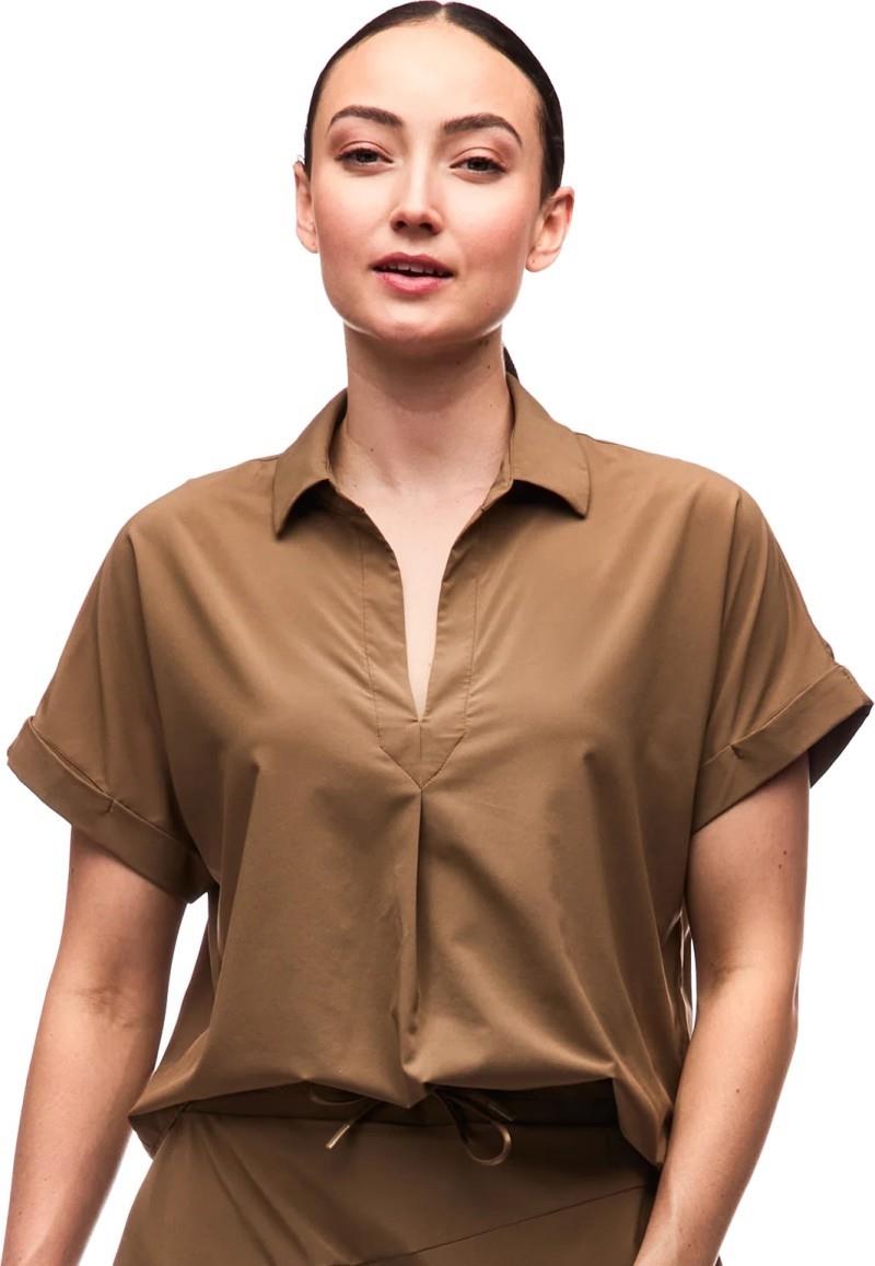 Frivol Shirt Top - Womens - umber 1