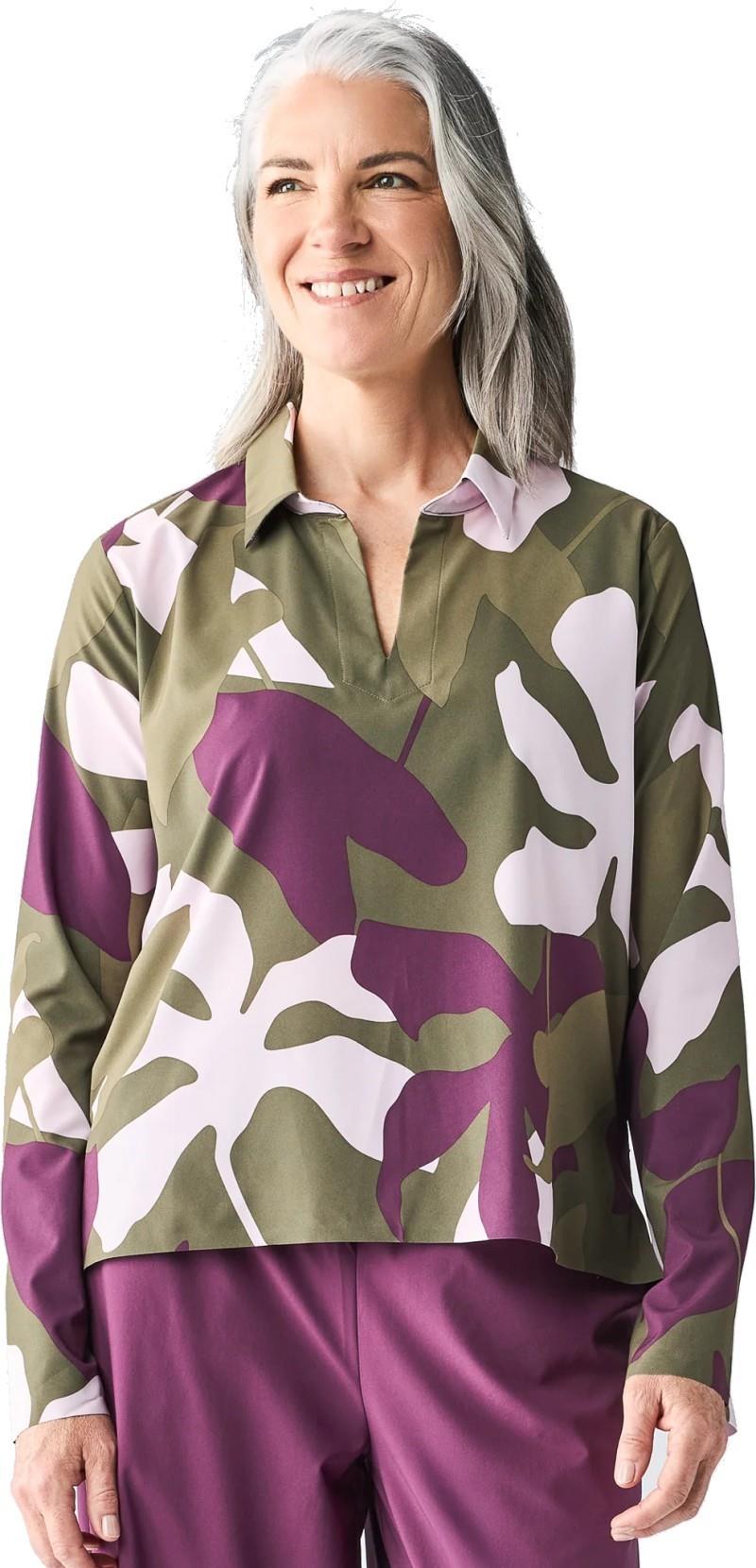 Frivola LS Shirt - Womens - verdale oasis print 1