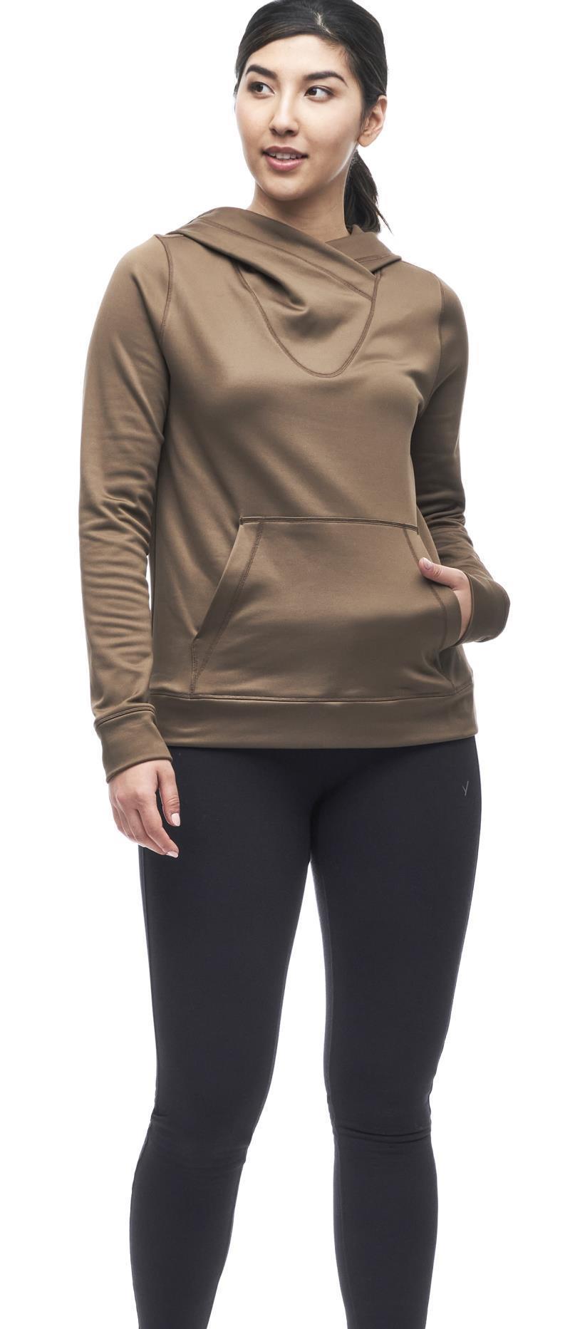 Fudo Pullover Hoody - Womens - carob 1