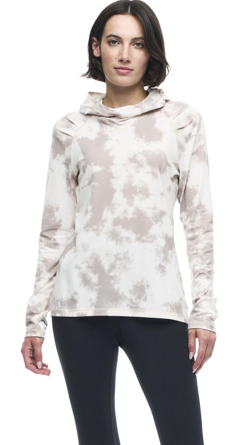 Fusta LS Hooded Shirt - Womens - Ecume Tie Dye 1