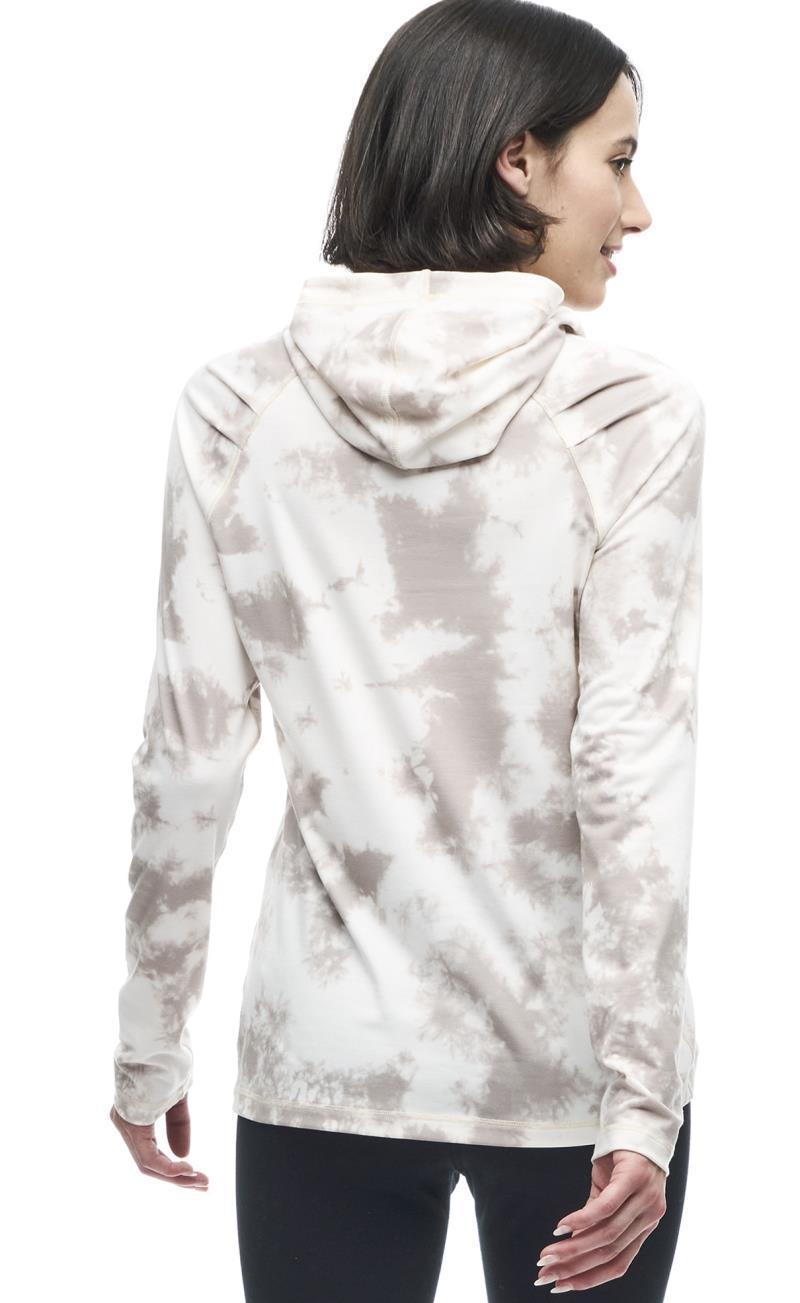 Fusta LS Hooded Shirt - Womens - Ecume Tie Dye 3