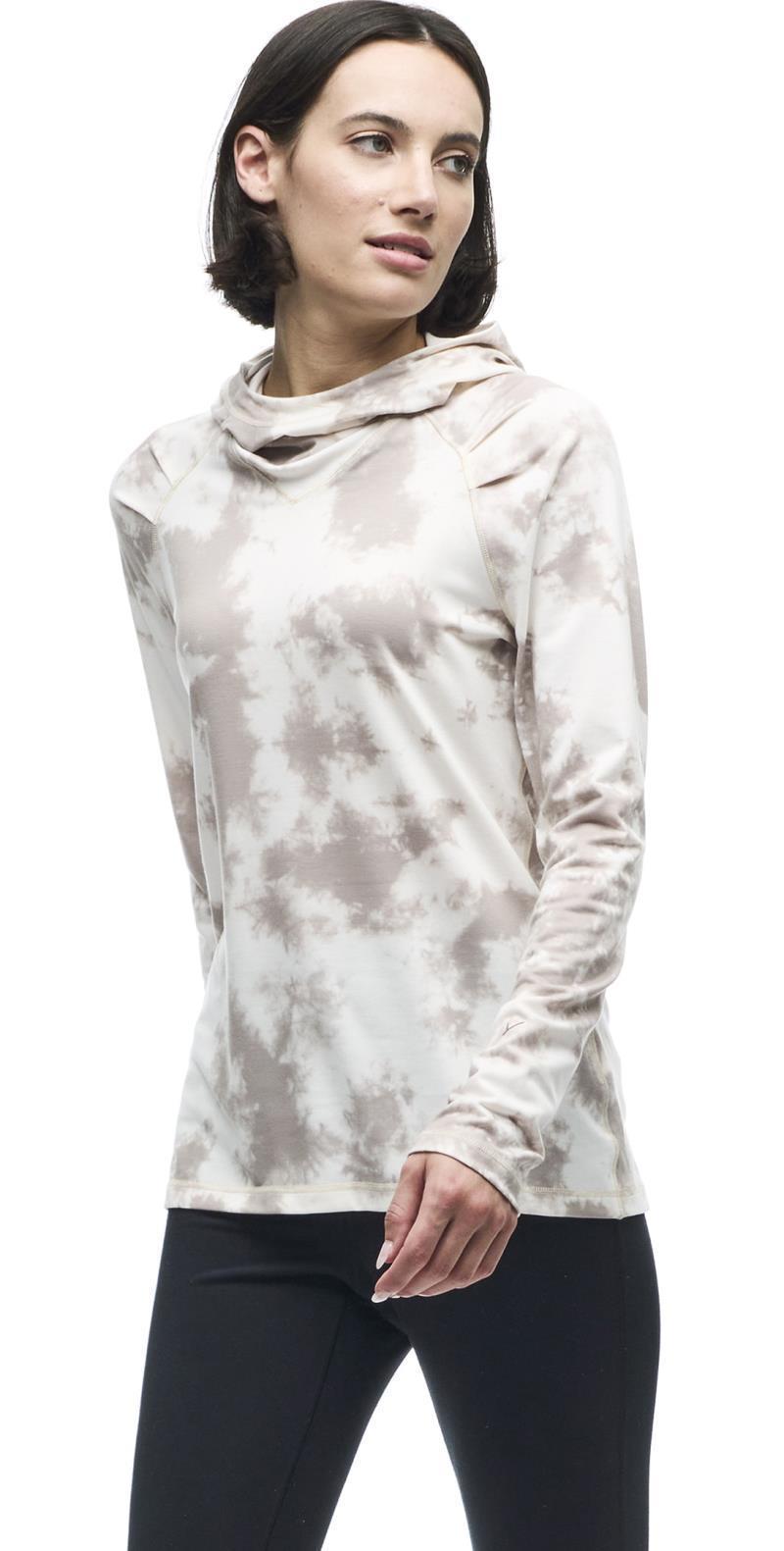 Fusta LS Hooded Shirt - Womens - Ecume Tie Dye 5