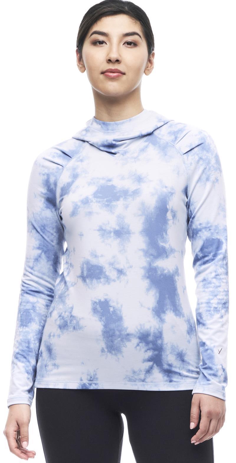 Fusta LS Hooded Shirt - Womens - Skyblue Tie Dye 1