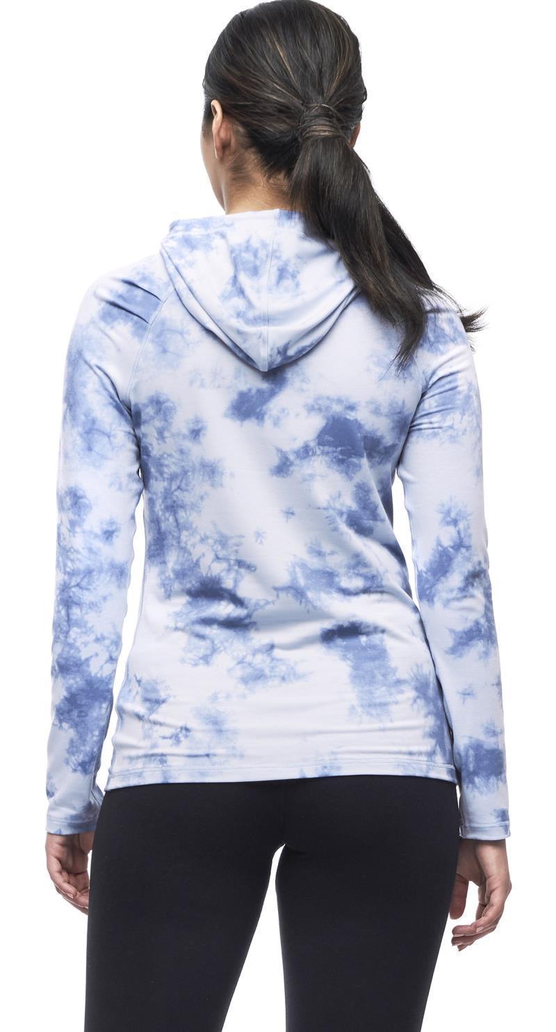 Fusta LS Hooded Shirt - Womens - Skyblue Tie Dye 2