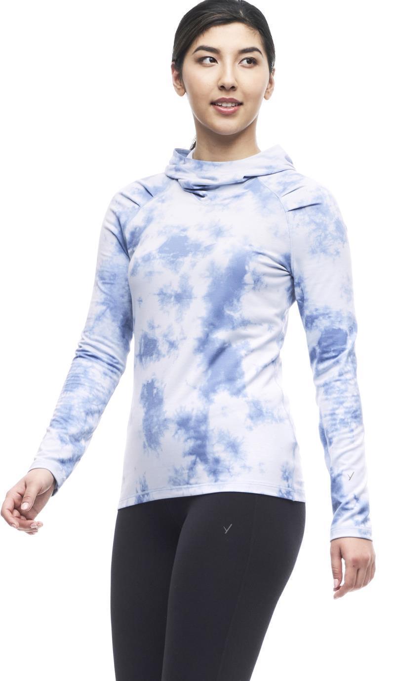 Fusta LS Hooded Shirt - Womens - Skyblue Tie Dye 4