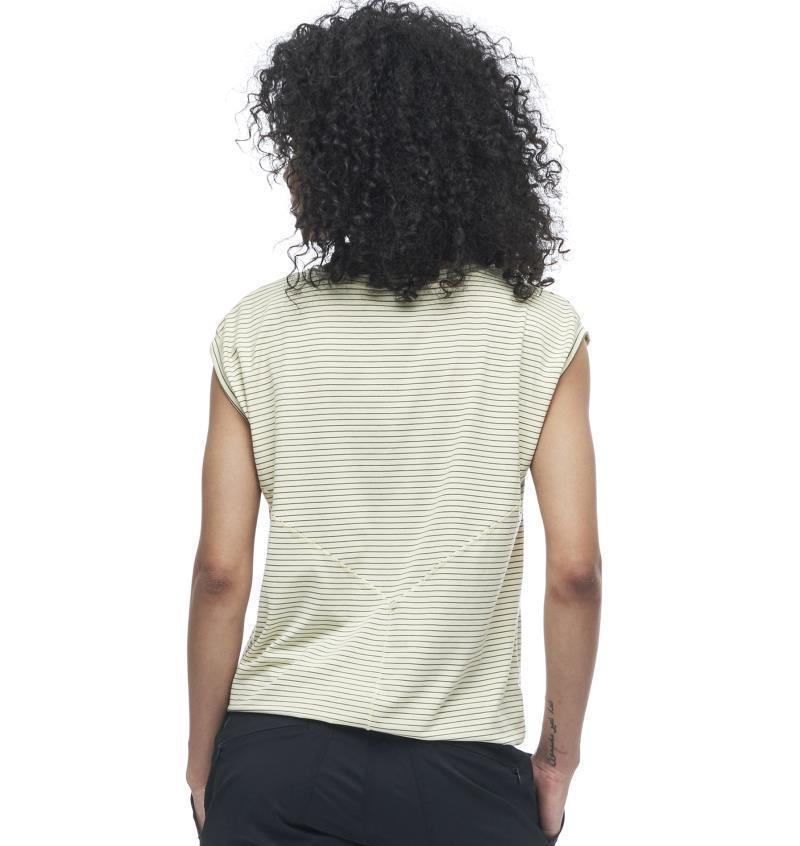 Goma Sleeveless Shirt - Womens - Angelica Dark Topaz Stripe 2
