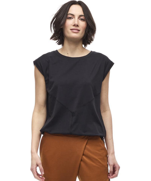 Goma Sleeveless Shirt - Womens - Black 1