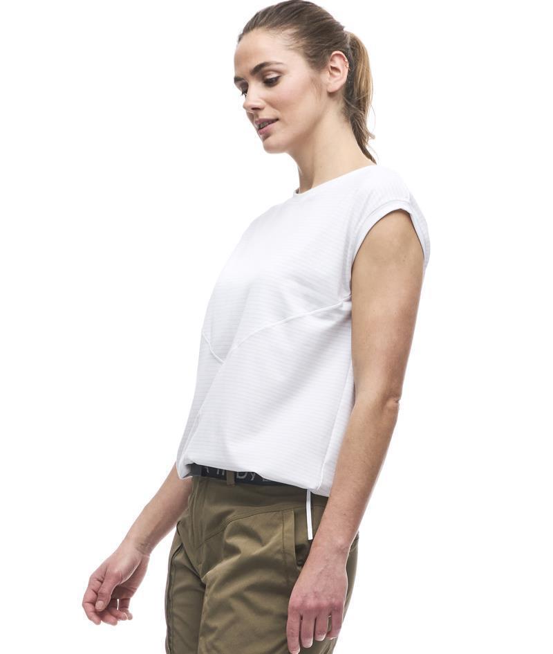 Goma Sleeveless Shirt - Womens - Daisy Clay Stripe 3