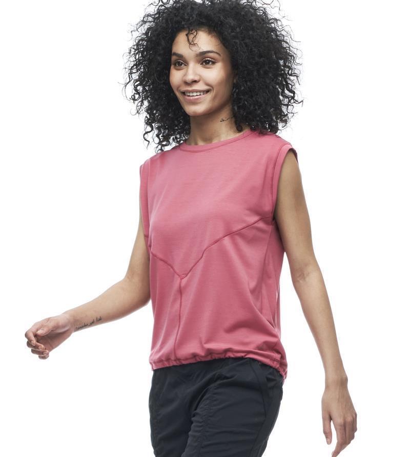 Goma Sleeveless Shirt - Womens - Peony 3