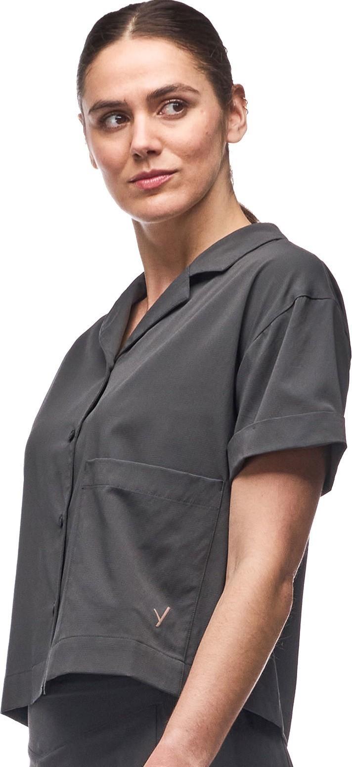 Gomlek SS Button Up - Womens - pine 1