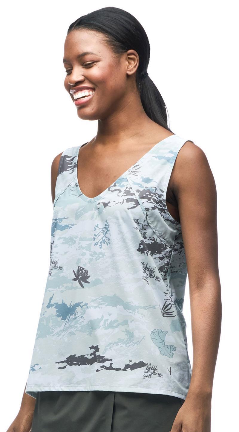 Halka II Tank - Womens - Pond Water Print 2
