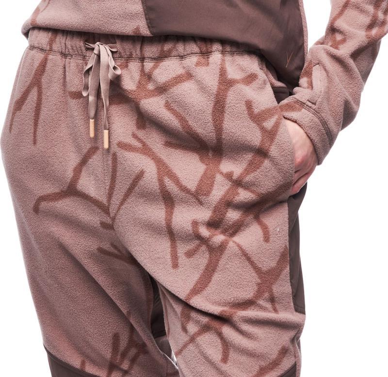 Hatmi II Fleece Joggers - Womens - Sepia Rose Branch Print 4