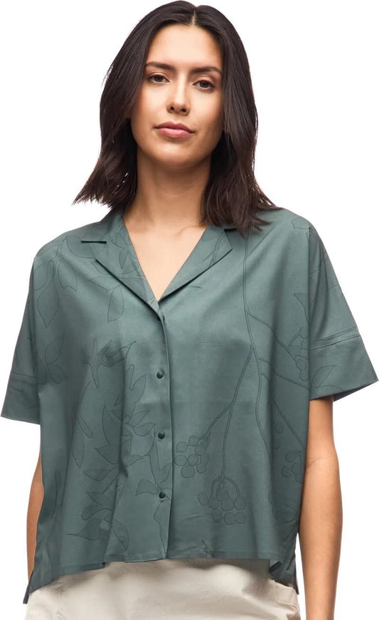 Havada Top - Womens - light nephrite bloom print 1