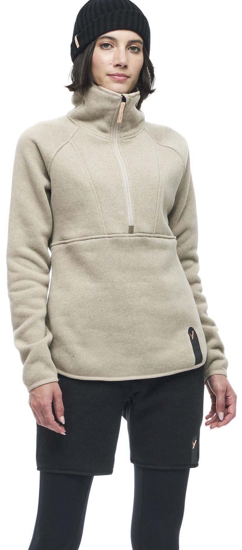 Hiti Half Zip Pullover - Womens - Cord 1