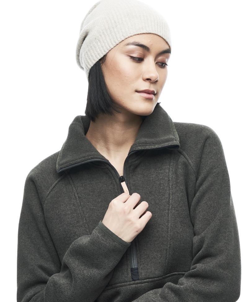 Hiti Half Zip Pullover - Womens - Muschio 1