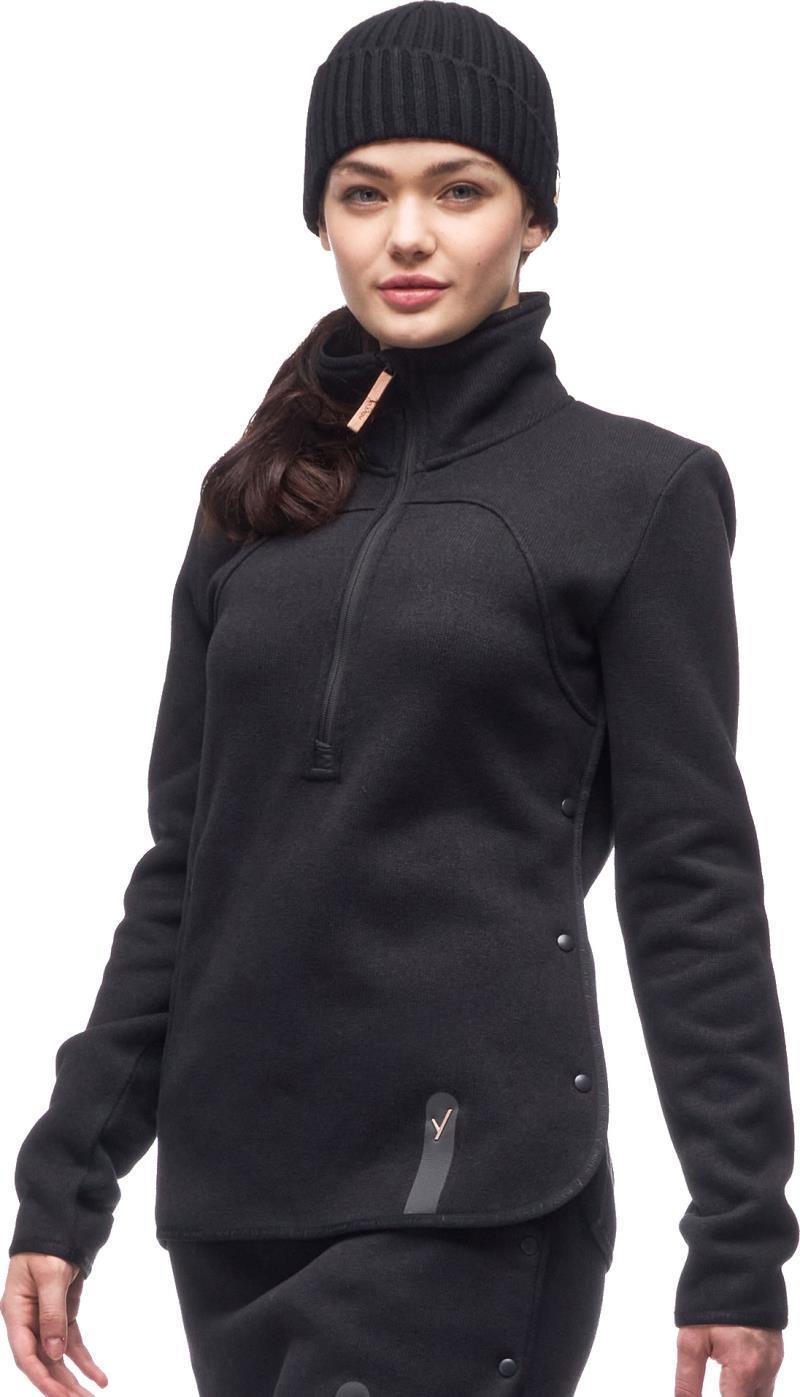 Hiti III Fleece Half Zip - Womens - black 1