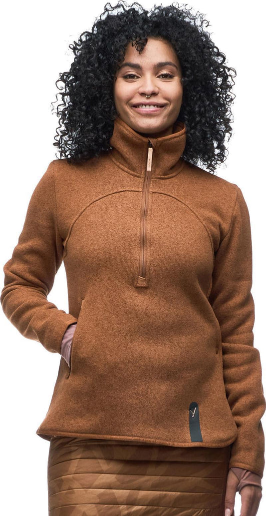Hiti III Fleece Half Zip - Womens - toffee 1