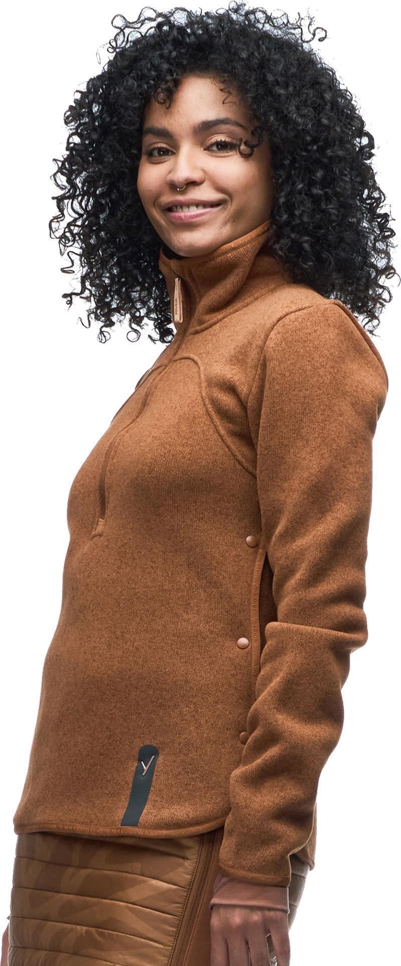 Hiti III Fleece Half Zip - Womens - toffee 1