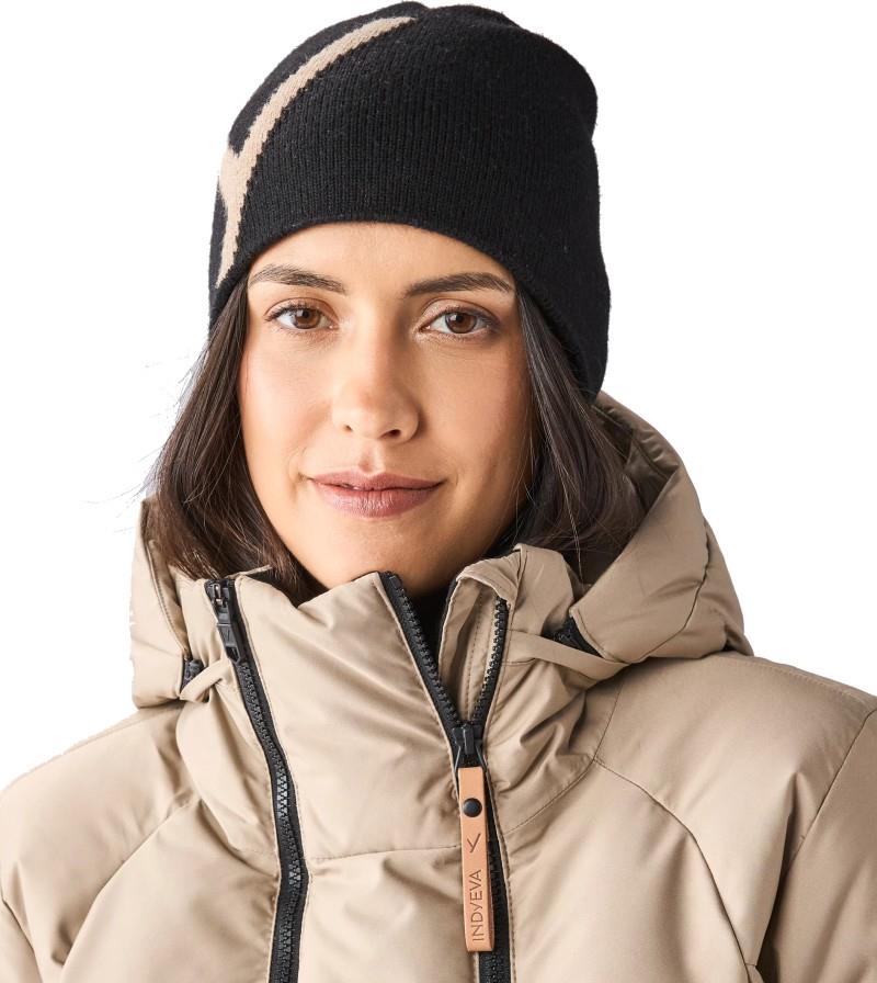Indyeva Beanie - Womens - black / flax cb 1