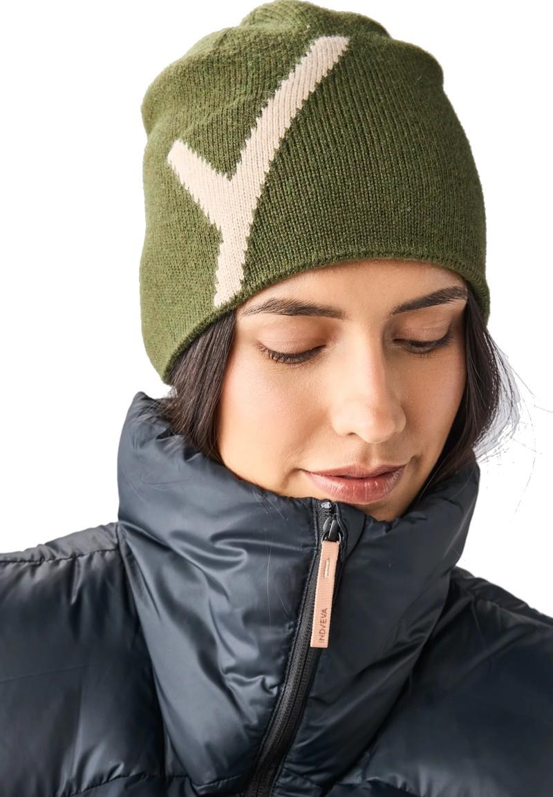 Indyeva Beanie - Womens - deep moss / oyster cb 1