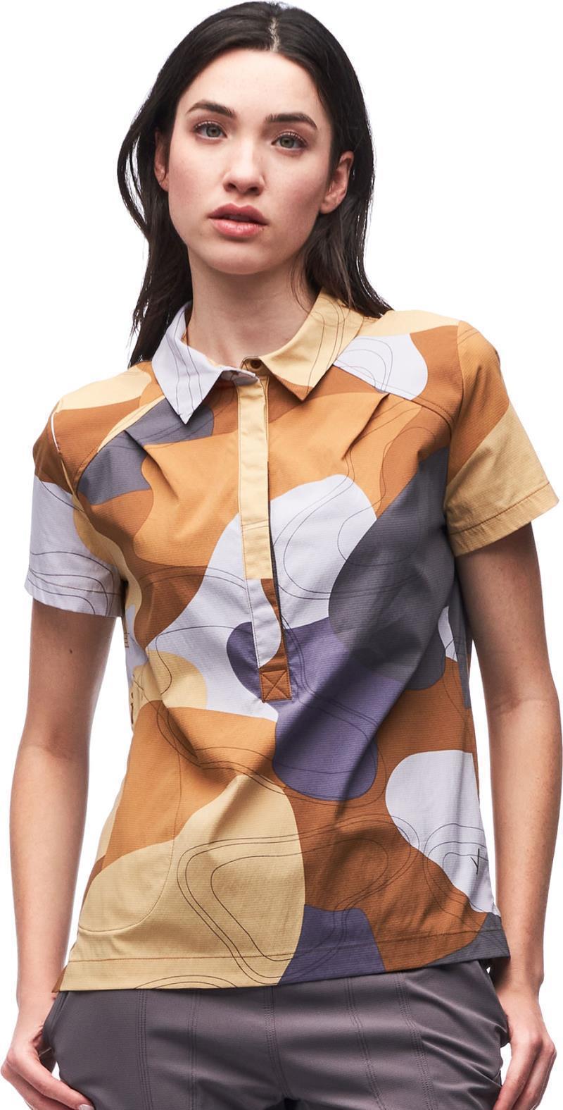 Jazda III SS Shirt - Womens - Fig Rock Print 1