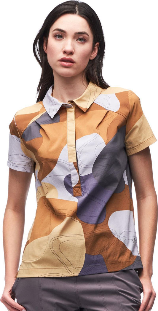 Jazda III SS Shirt - Womens - Fig Rock Print 1
