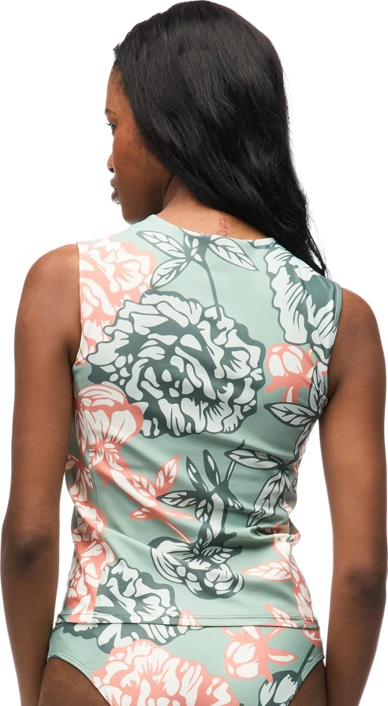 Joki Swim Top - Womens - light nephrite peony print 1
