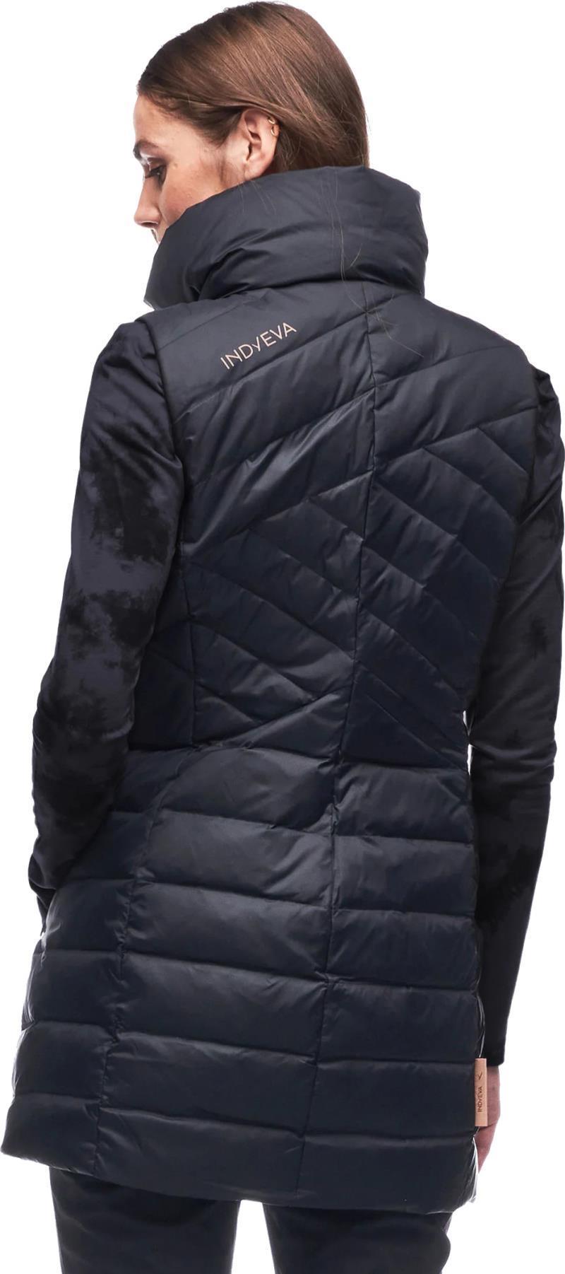 Kapa Down Insulated Long Vest - Womens - black 1