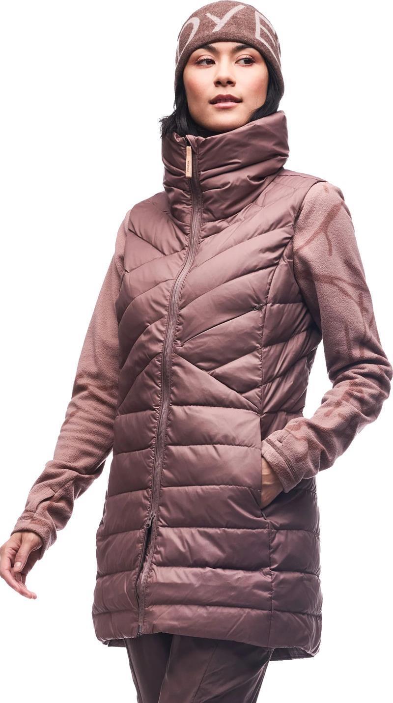 Kapa Down Insulated Long Vest - Womens - wisteria 1