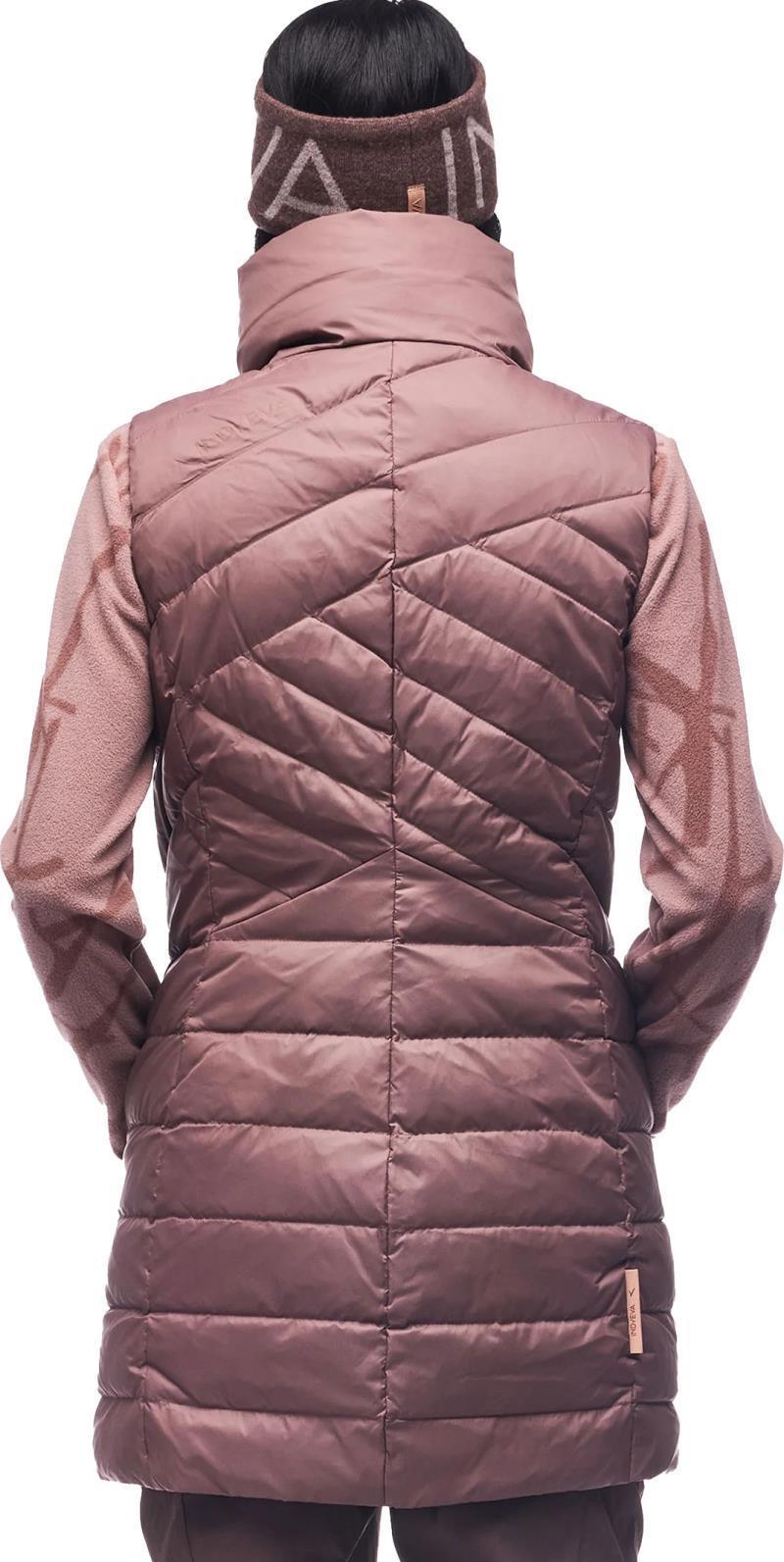 Kapa Down Insulated Long Vest - Womens - wisteria 1