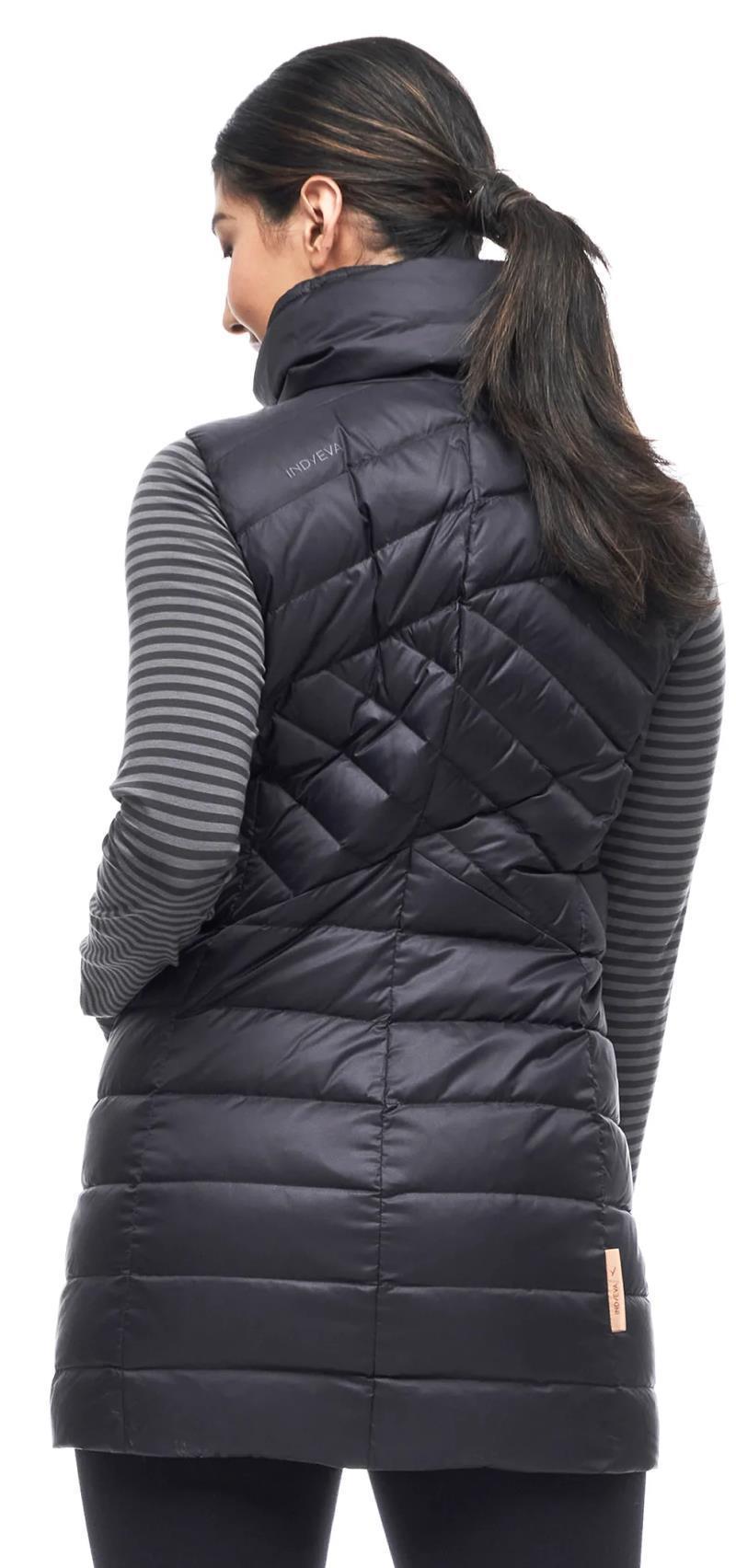 Kapa Long Vest Jacket - Womens - Black 2