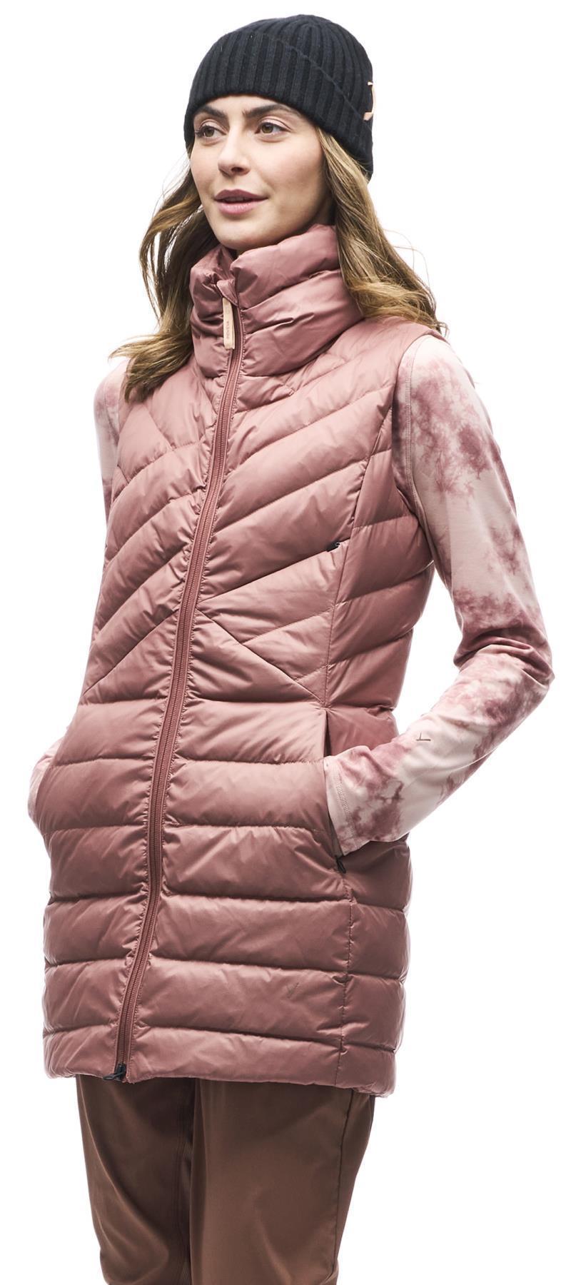Kapa Long Vest Jacket - Womens - Redrose 2