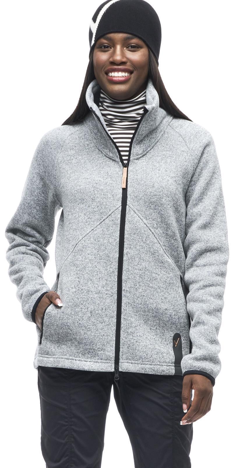 Kaula II Full Zip Jacket - Womens - Grey Heather 1