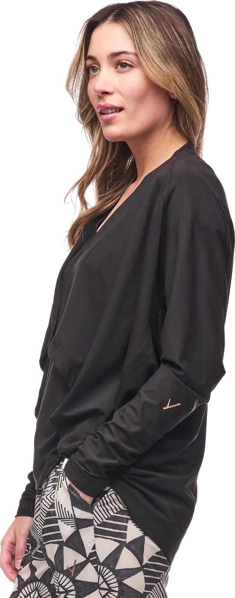 Khadi Cardigan - Womens - black 1