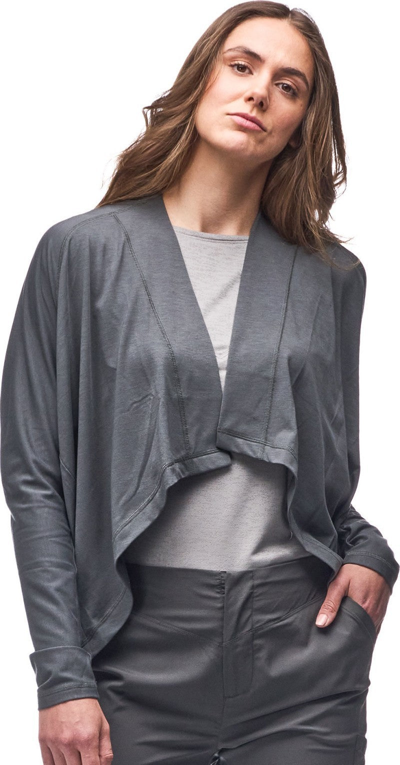 Khadi Cardigan - Womens - thyme 1