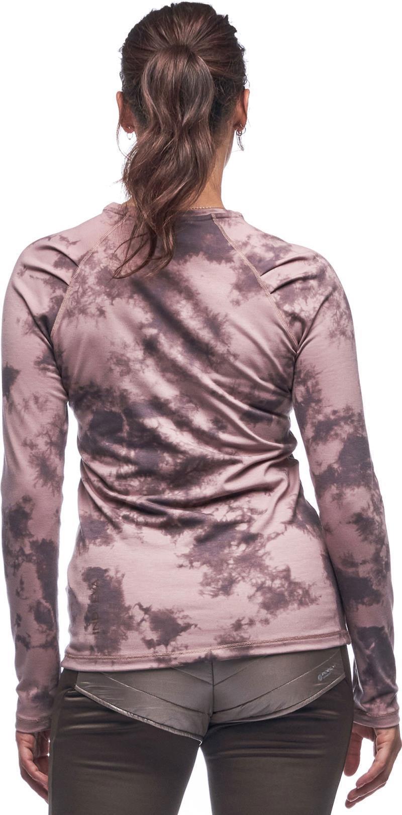 Koro LS Round-Neck Sweater - Womens - Sepia Rose Tie Dye 3