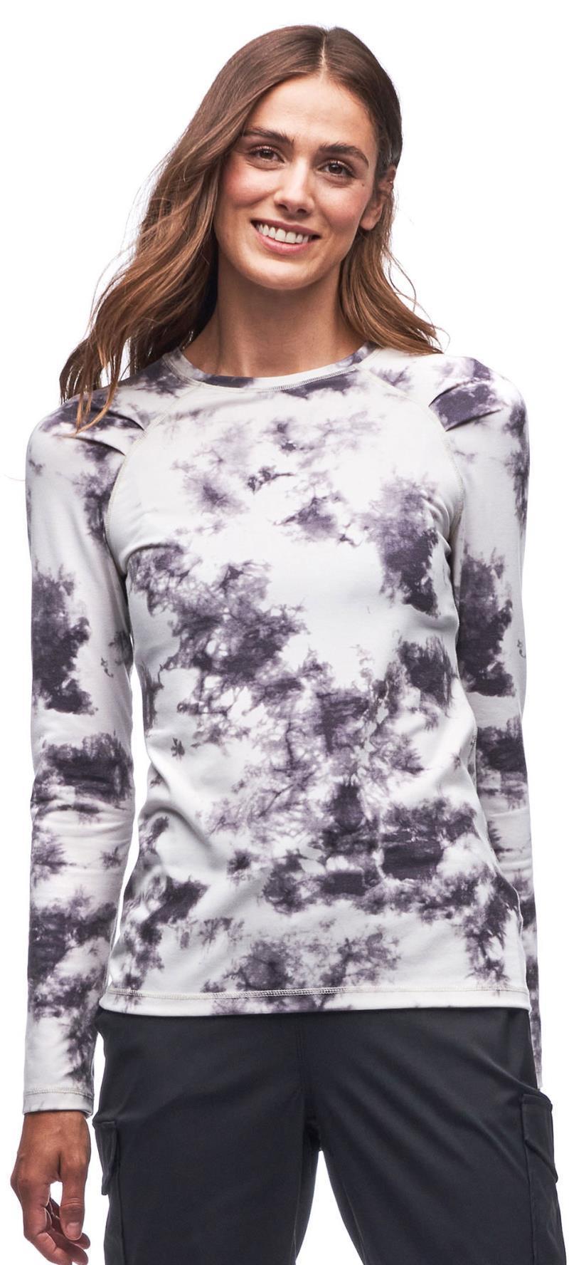 Koro LS Round-Neck Sweater - Womens - Winter Cloud Tie Dye 1