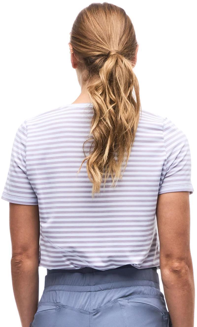 Kurak LT SS Shirt - Womens - Fresh Blue Dusty Plum Stripe 2