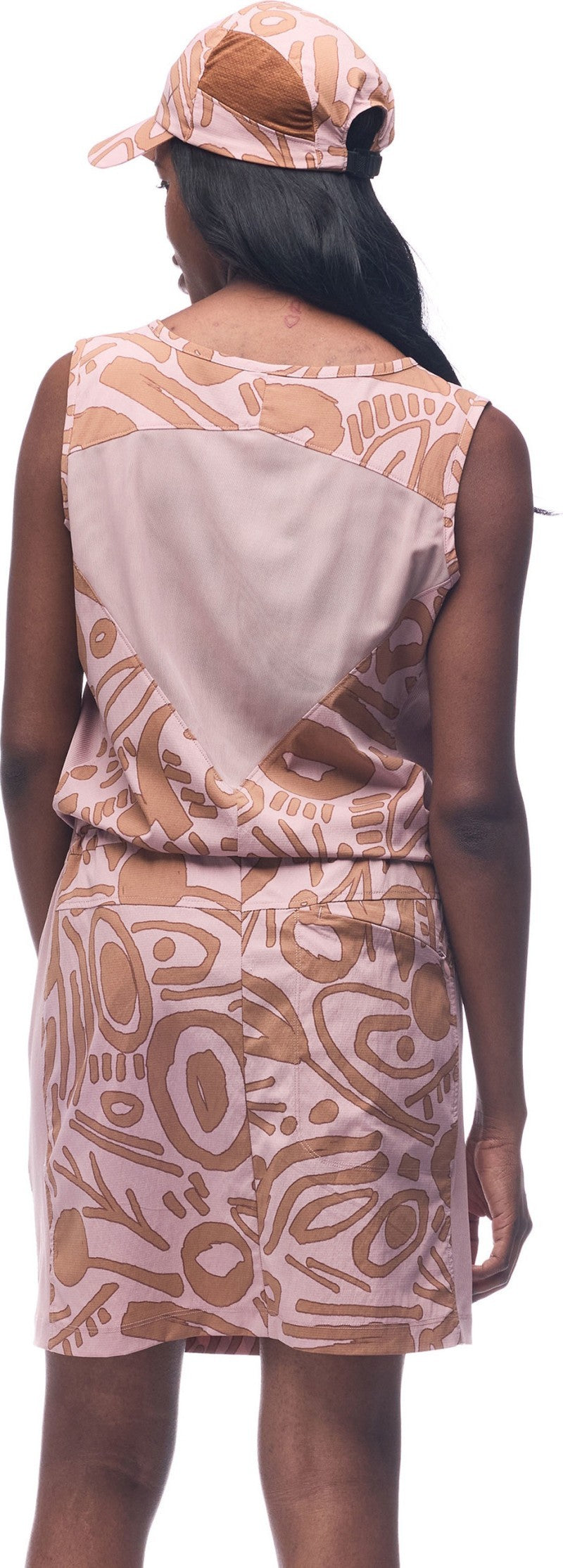 Laco IV Dress - pale rhodonite cyclone print 1