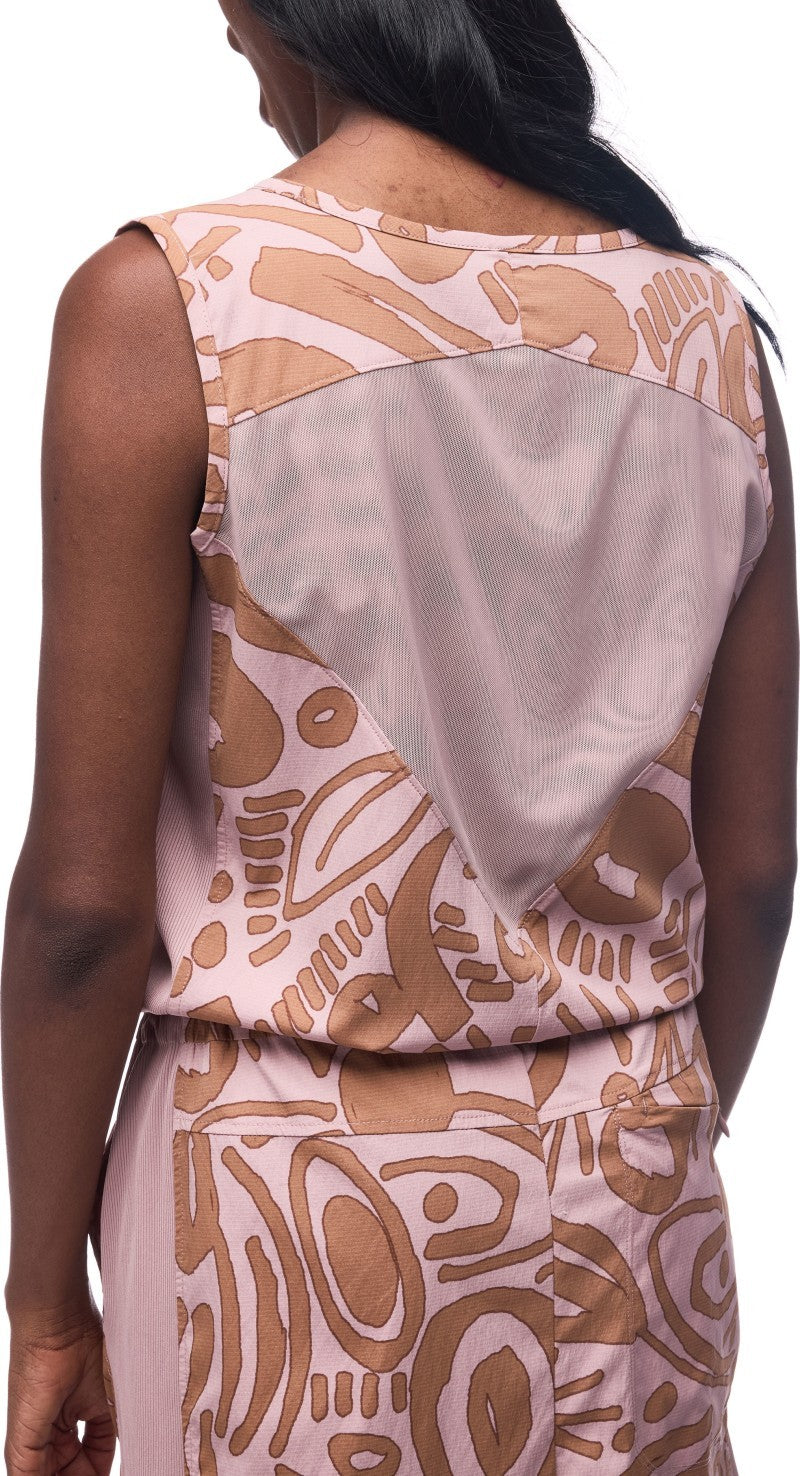 Laco IV Dress - pale rhodonite cyclone print 1