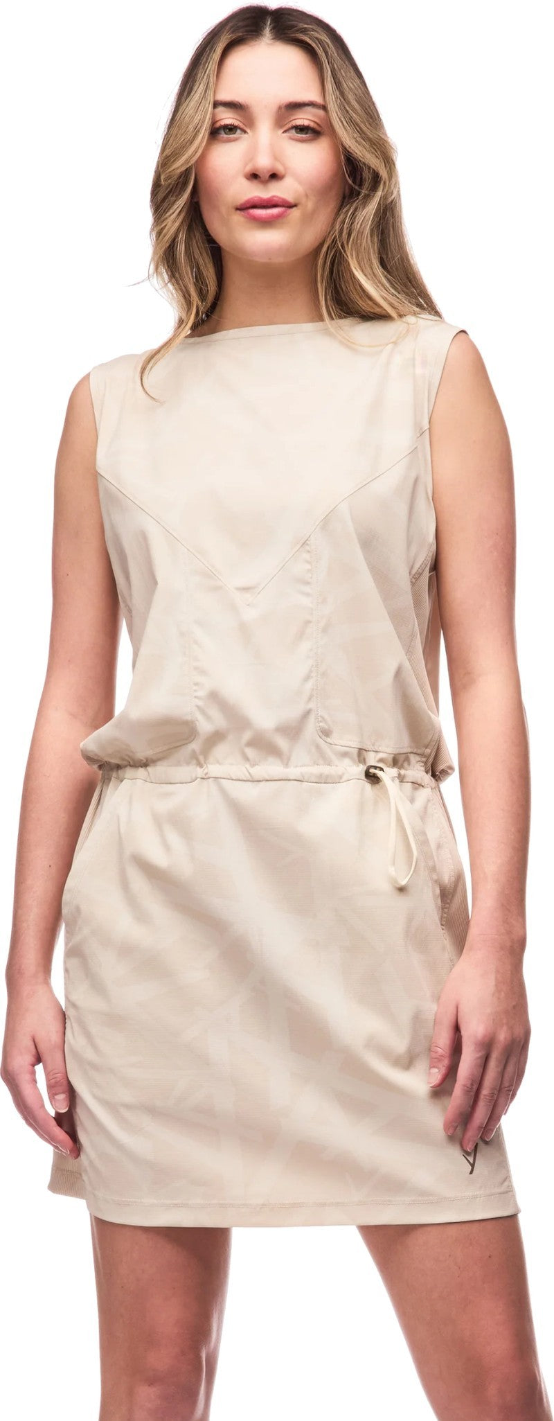 Laco IV Dress - sandy taupe y print 1