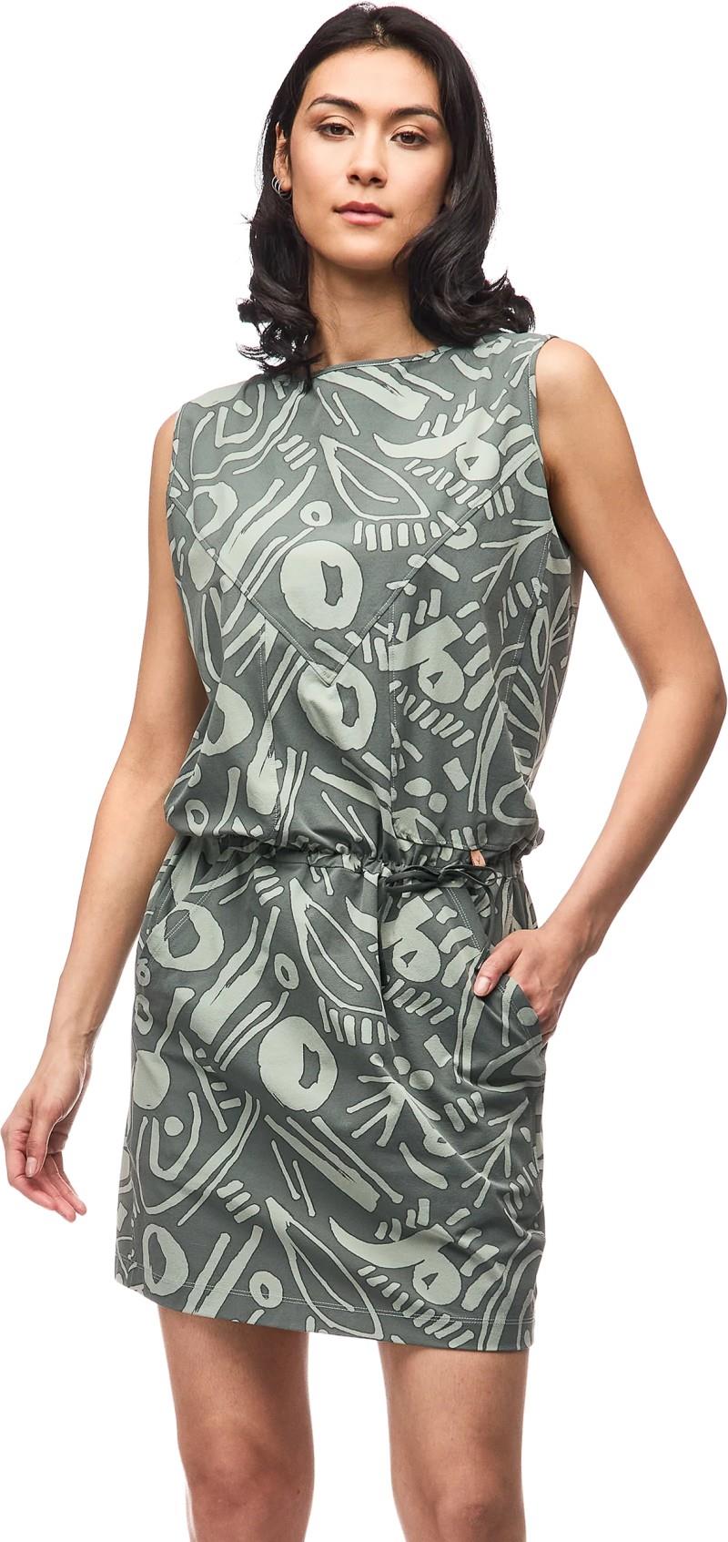 Laco V Dress - rosemary cyclone print 1