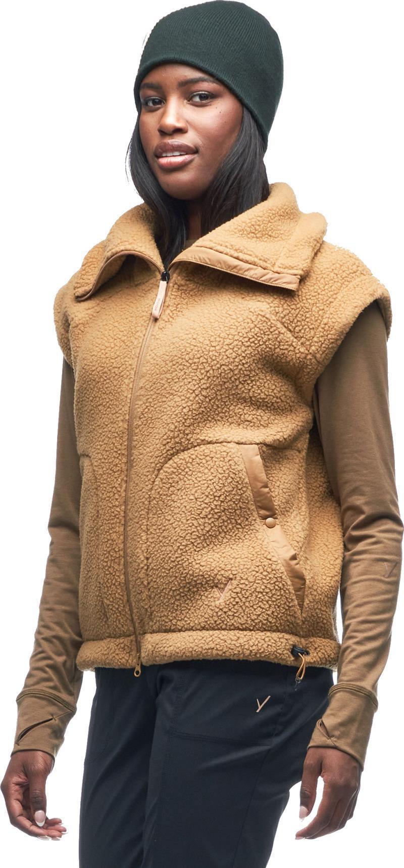 Lampaat Sherpa Vest - Womens - fawn 1