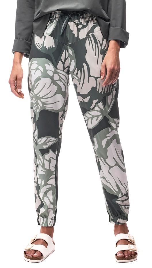 Lastik II Pants - Womens - nephrite piwonia print 1