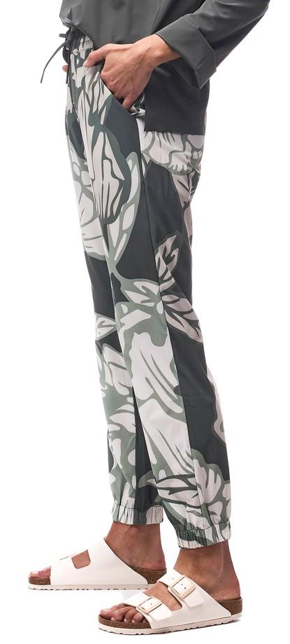 Lastik II Pants - Womens - nephrite piwonia print 1