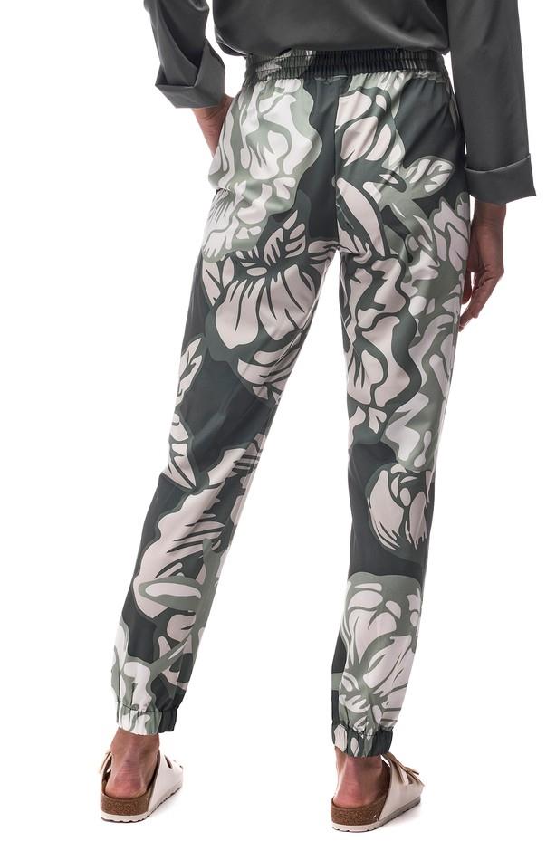 Lastik II Pants - Womens - nephrite piwonia print 1
