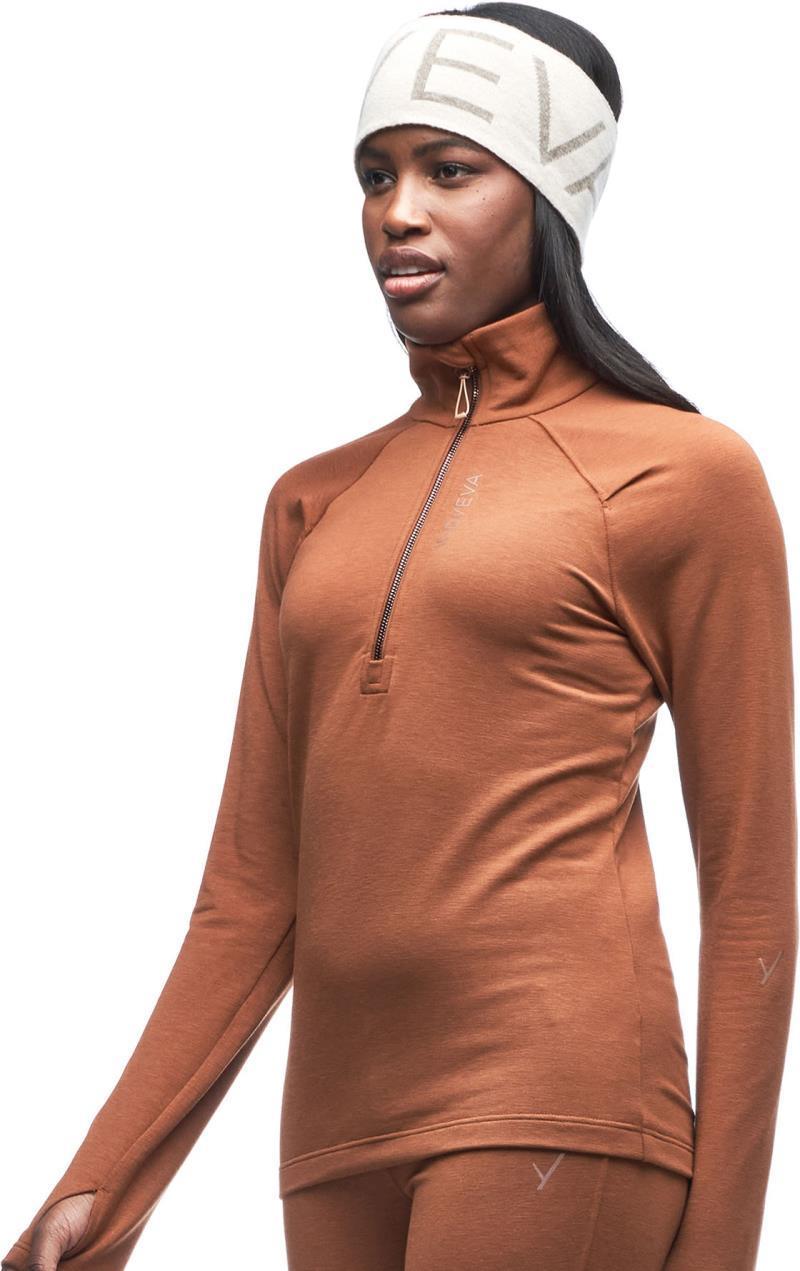 Leno II Half Zip - Womens - Toffee 2