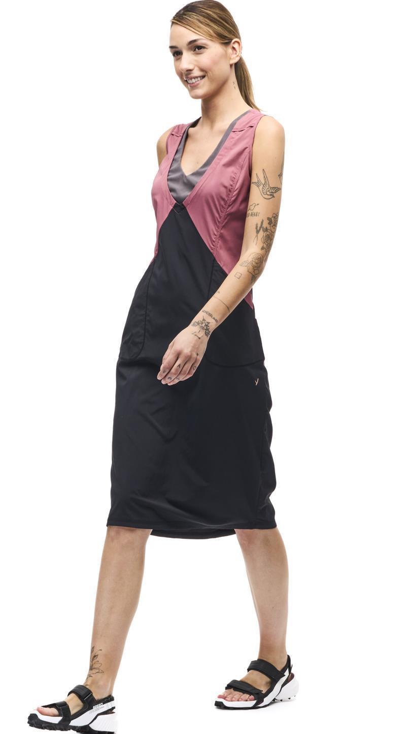 Liike Long Dress - Black Geranium Fig / CB 3