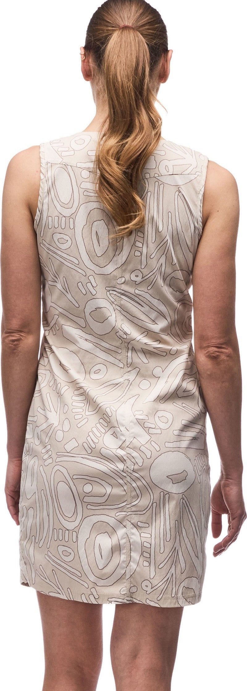 Liike V Dress - beach cyclone print 1