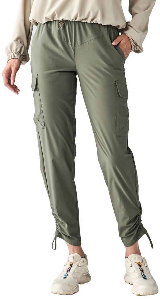 Luzo Pants - Womens - deep moss 1